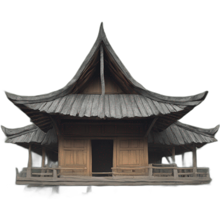 batak toba roof architecture emoji