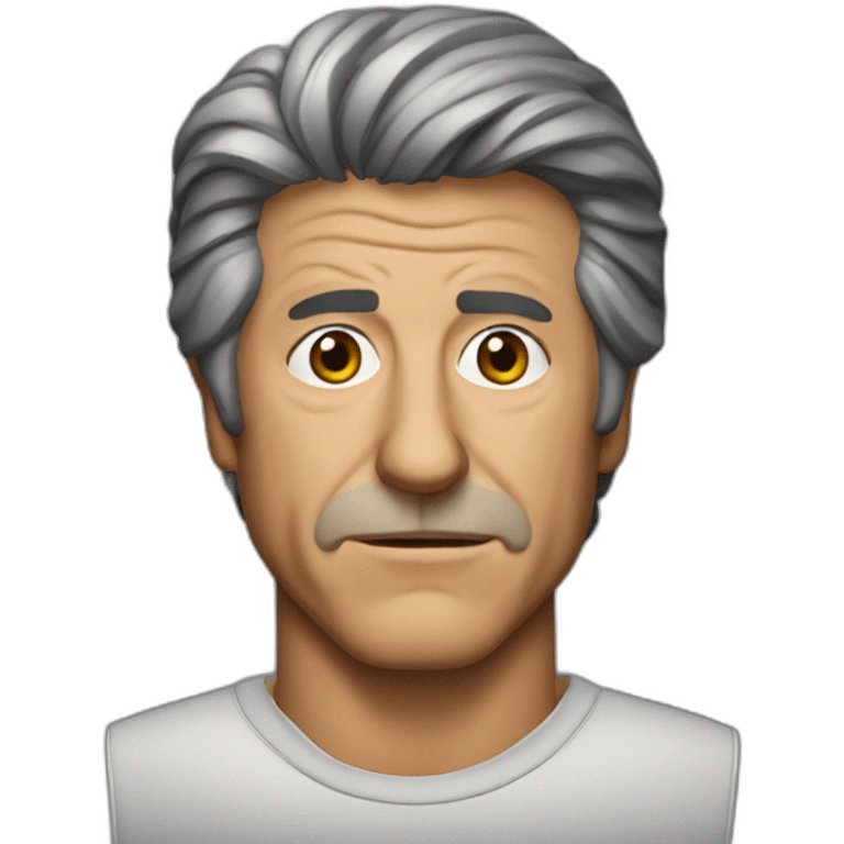 Dustin Hoffman serious emoji