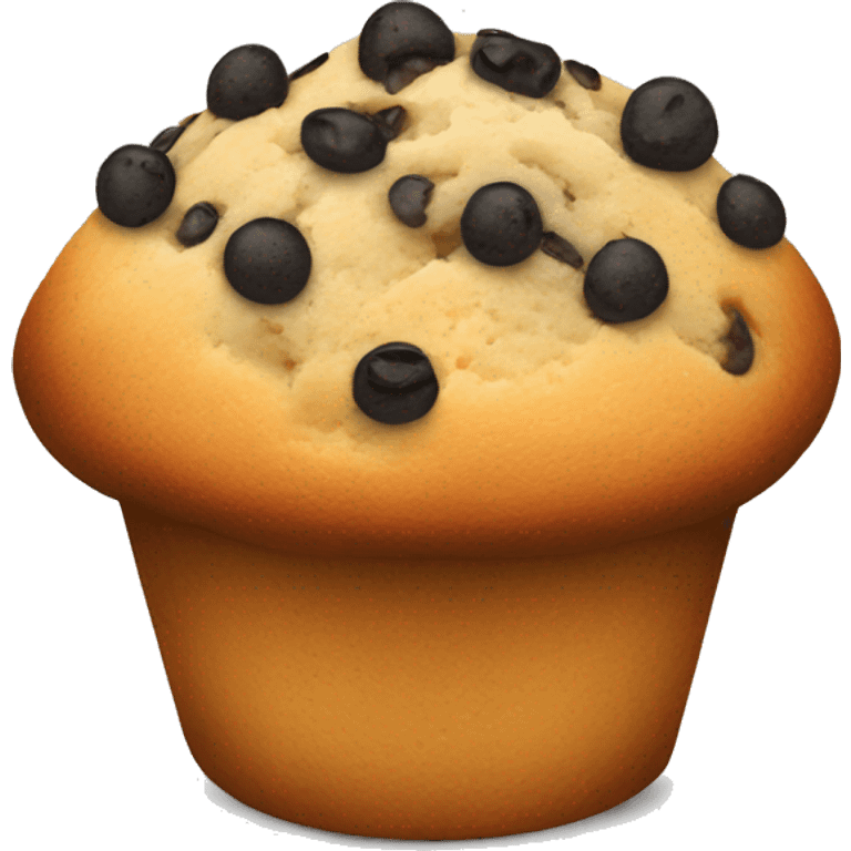 Muffin with small black seeds on top  emoji