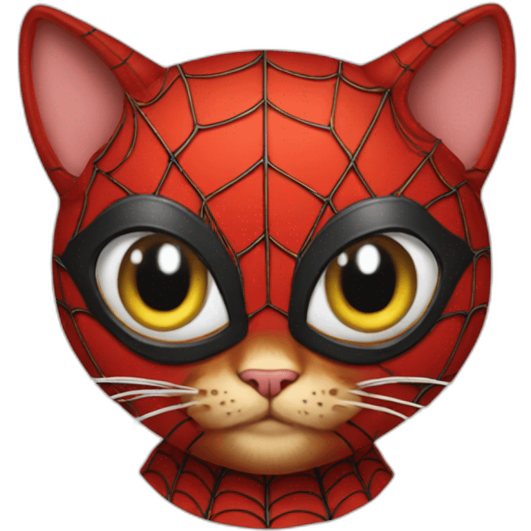 Spider-Man as a cat emoji