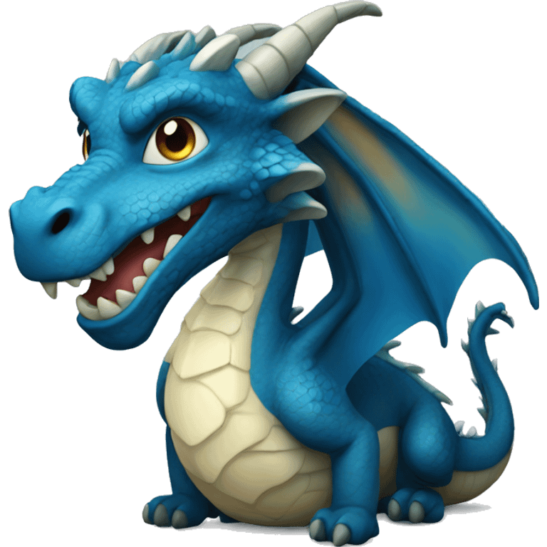 Blue dragon  emoji