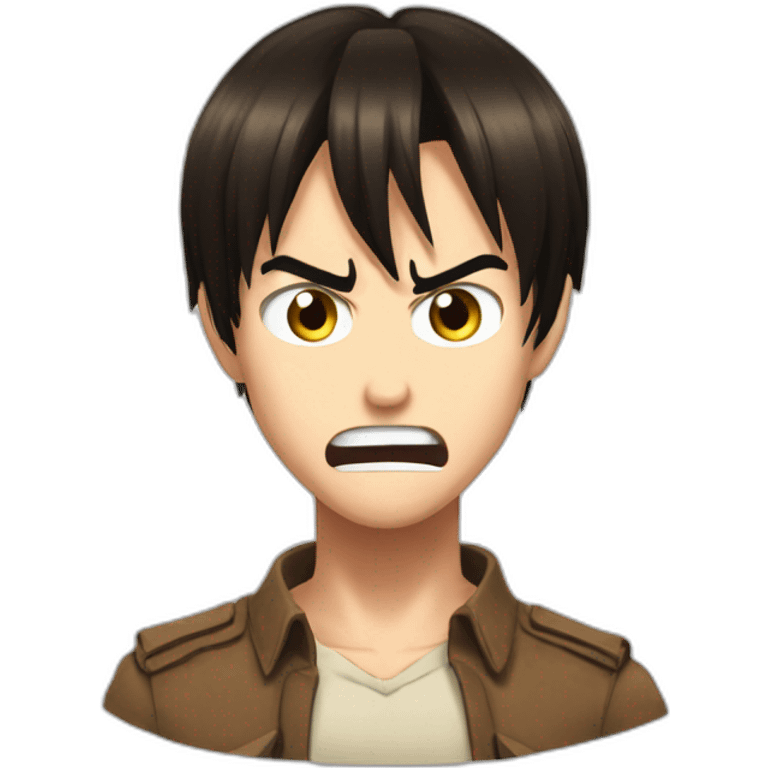 Eren Yeager angry emoji