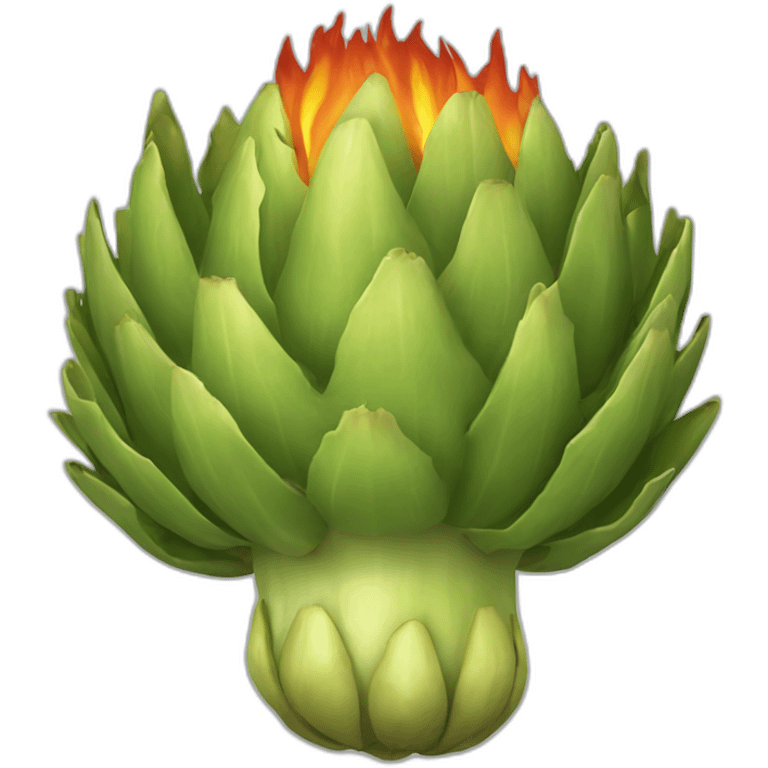 fire artichoke emoji