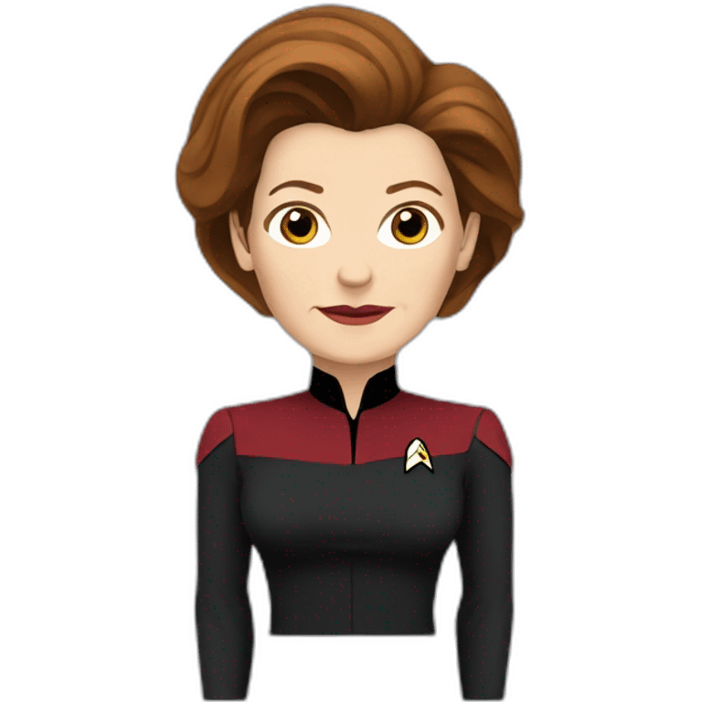 Captain Janeway Star Trek emoji