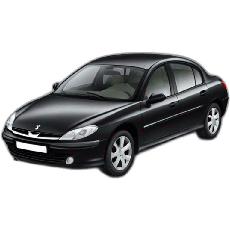 Peugeot 607 féline noir emoji