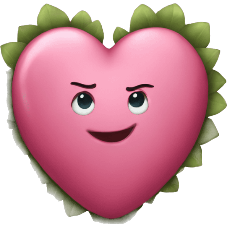 Corazon rosa emoji