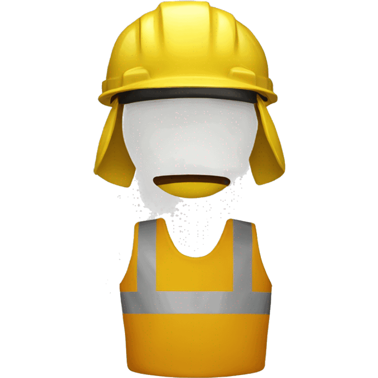 yellow helmet construction CONSTRUCTION HELMET emoji