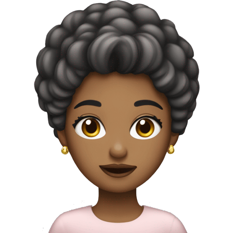 Fille maquillée  emoji