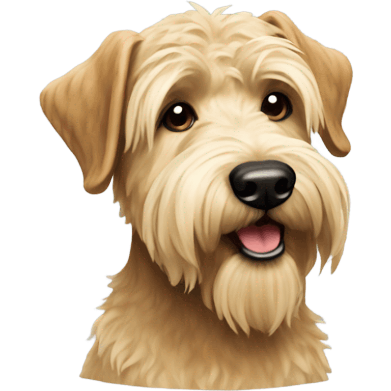 A wheaten terrier  emoji