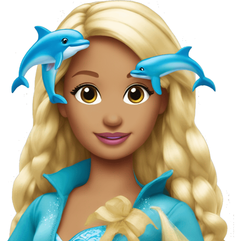 barbie magic dolphin emoji