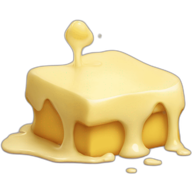 Melting butter emoji