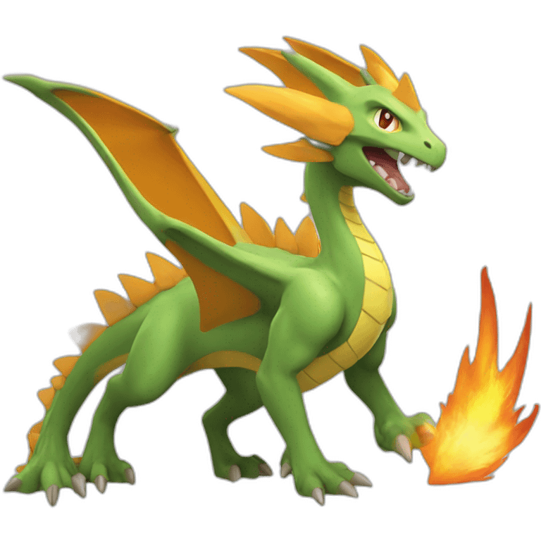 Dracofeu pokemon emoji