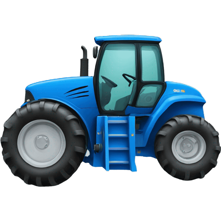 Blue Tractor emoji