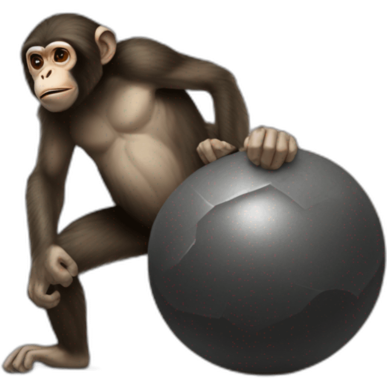 monkey sisyphus emoji