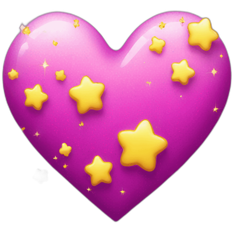 pink-and-purple-heart-with-yellow-sparkles emoji