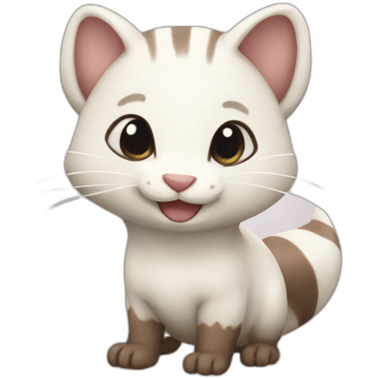 White Furret emoji