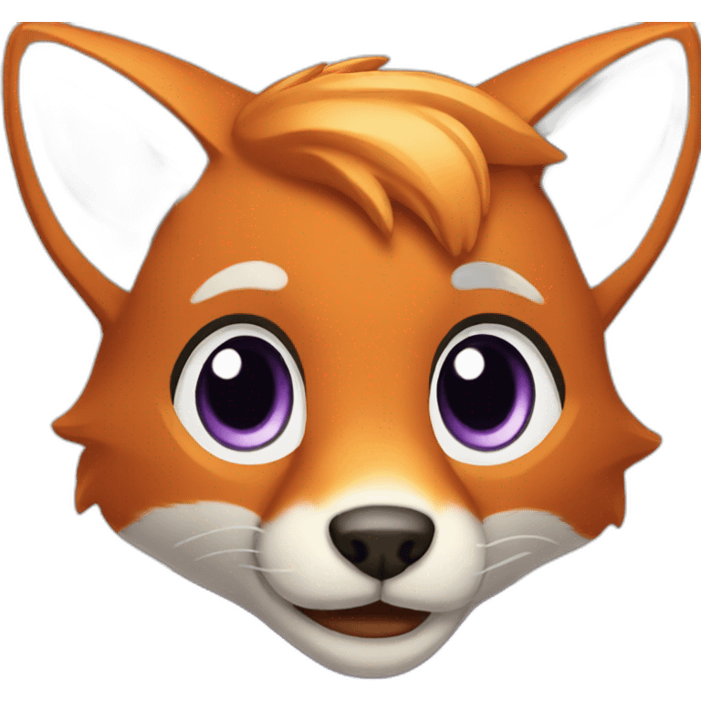 Renard violet  emoji