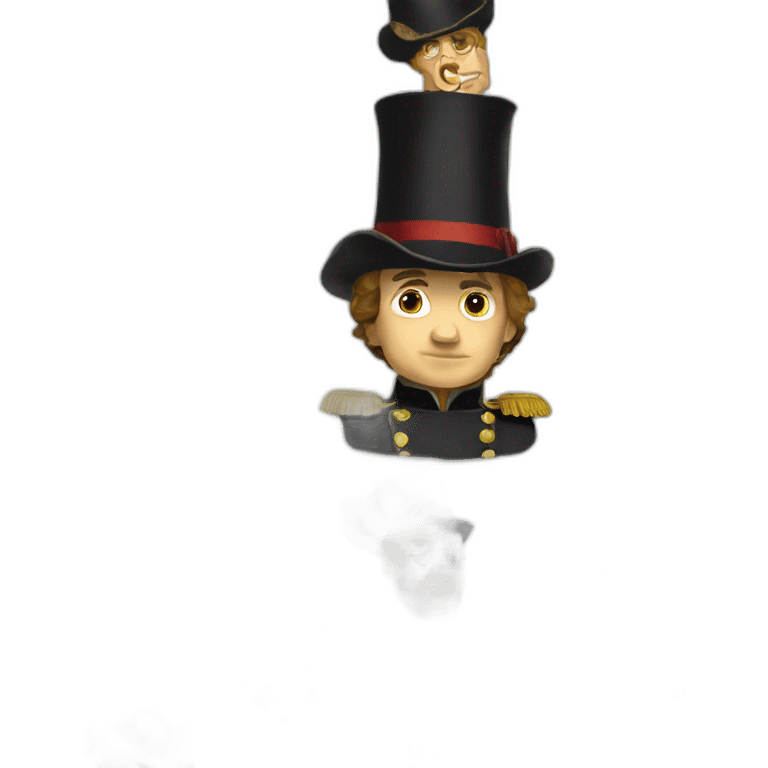 napoleon with hat emoji