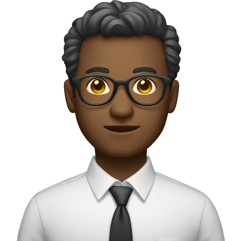 investor with spectacled emoji