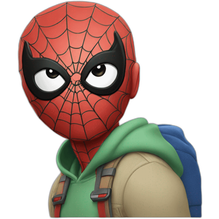 Spider man oggy emoji