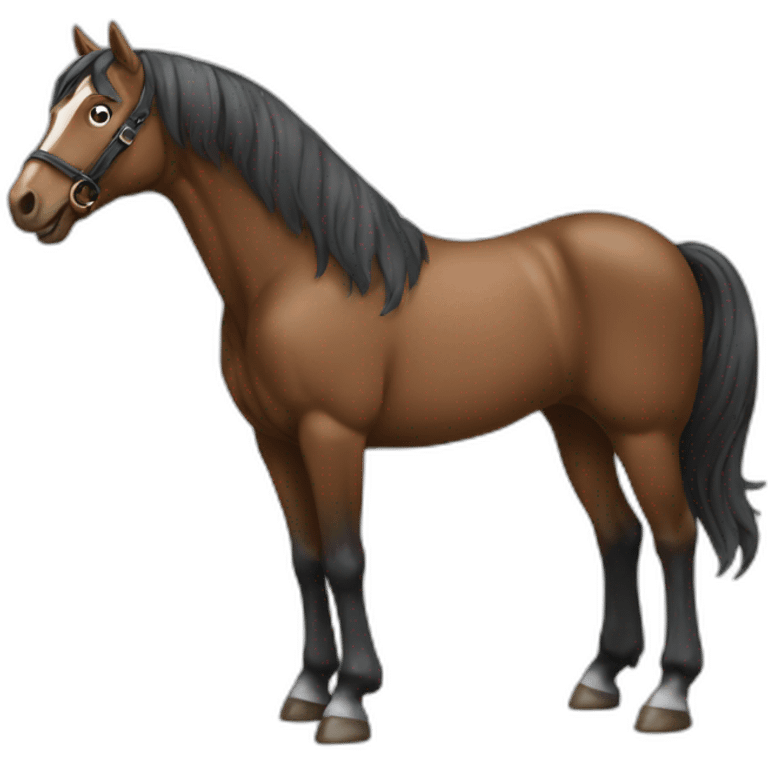 Cheval qui parle emoji