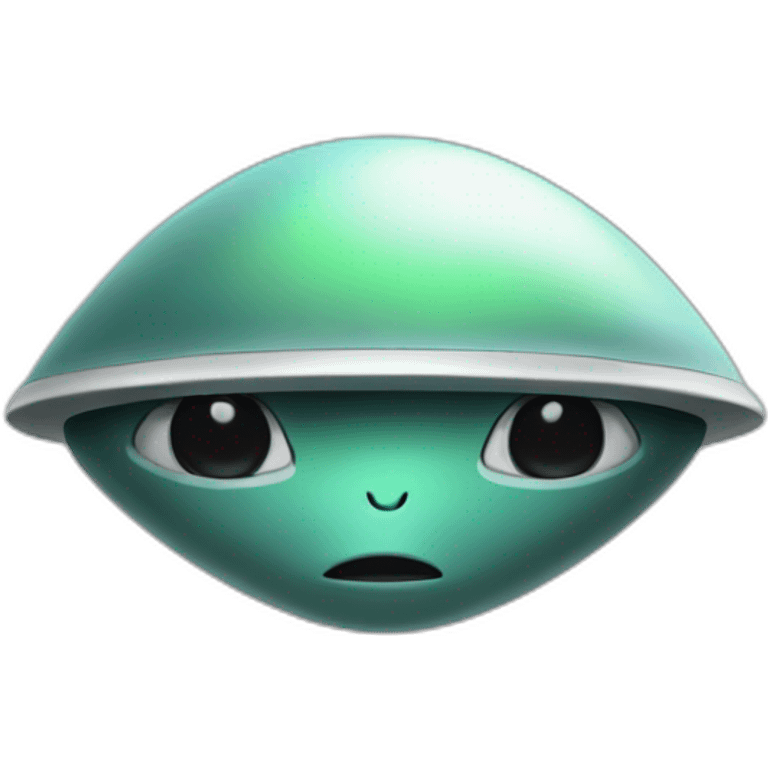 alien with head outside ufo emoji