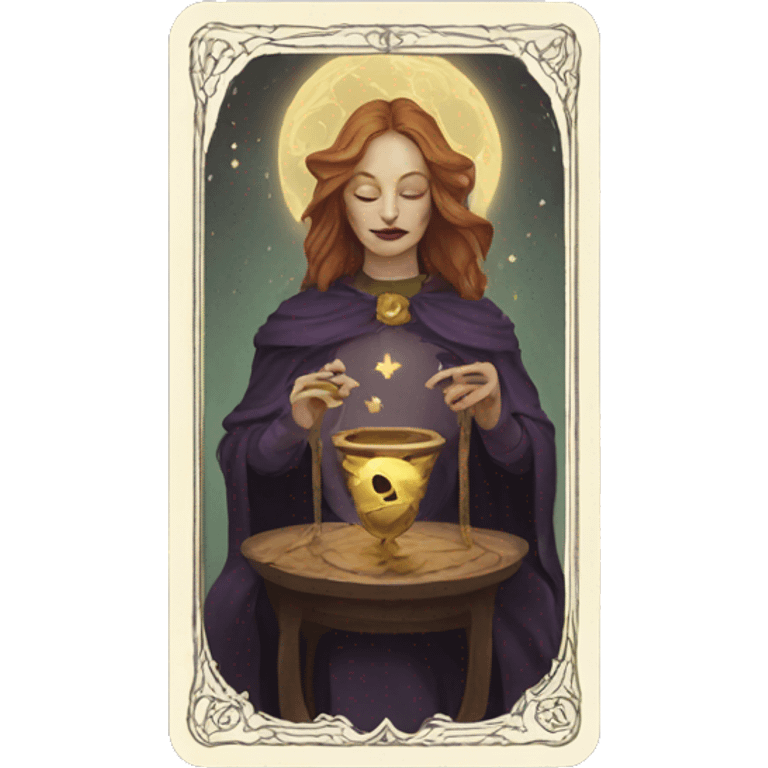 Tarot cards，The occult. emoji