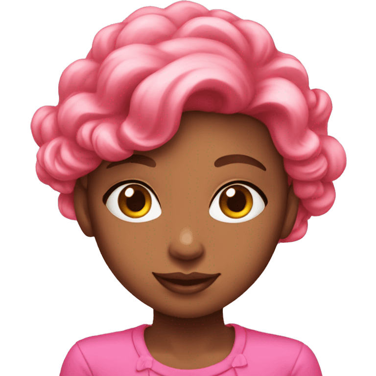 Pink coquettes girl emoji