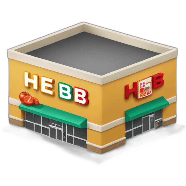 H-E-B grocery store emoji