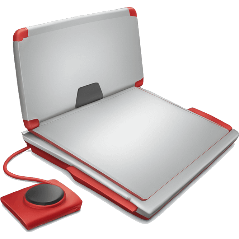 red graphics tablet emoji