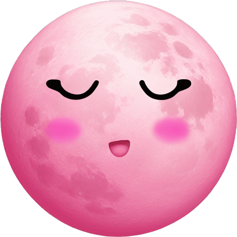 pink moon hello kitty emoji