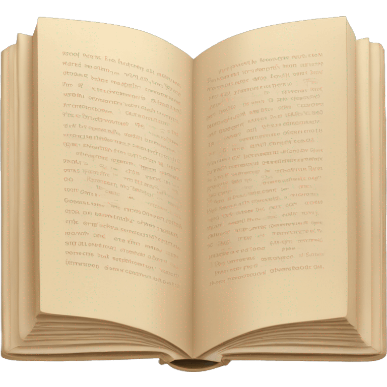 An open, hardcover book, depicted with a beige cover. Commonly used for various content concerning reading, writing, learning, and schooling. emoji