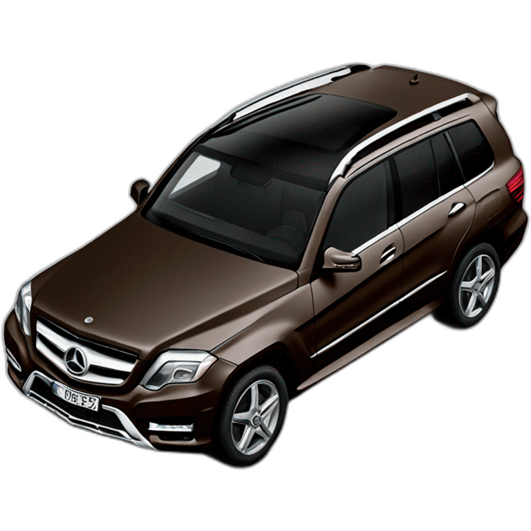 mercedes glk dark brown emoji