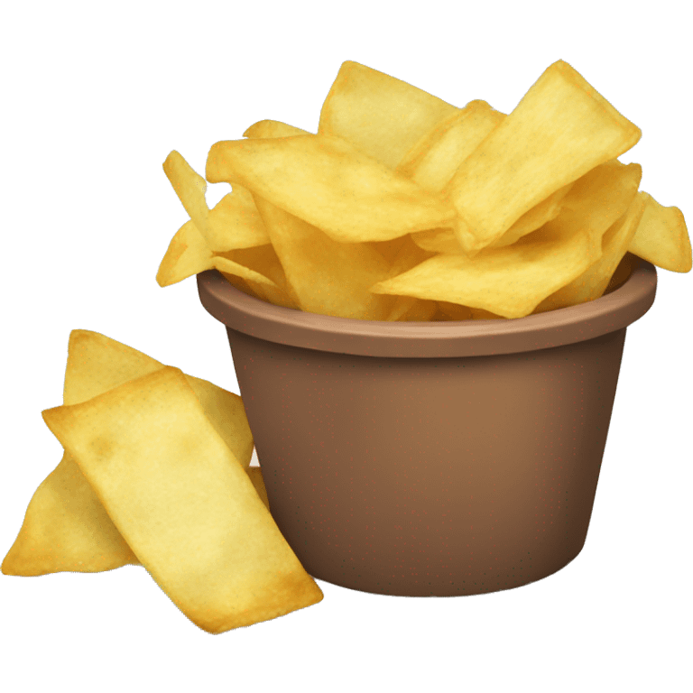 Dip and chips  emoji