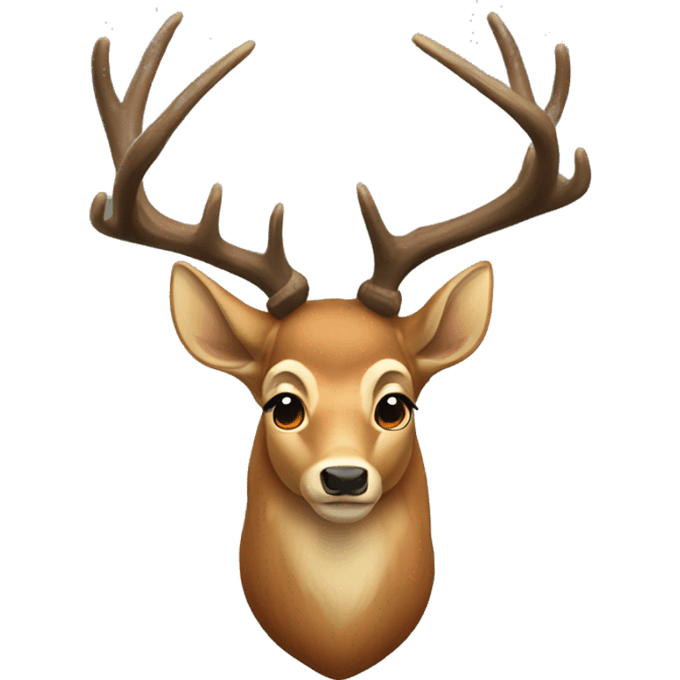 european deer mount emoji