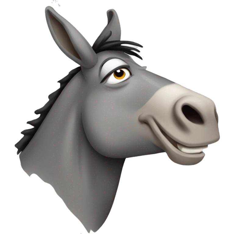 Constipated donkey emoji