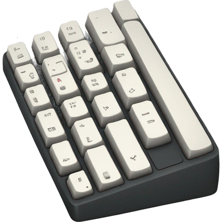 split corne keyboard emoji