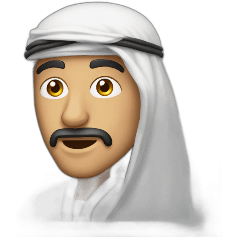 Un arabe qui vole un téléphone emoji