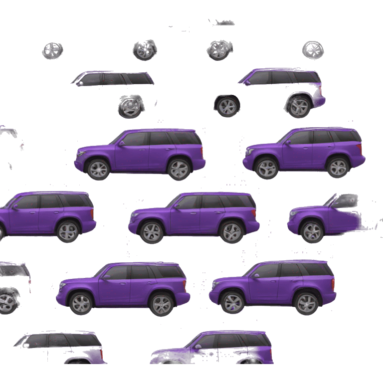 Purple suv emoji