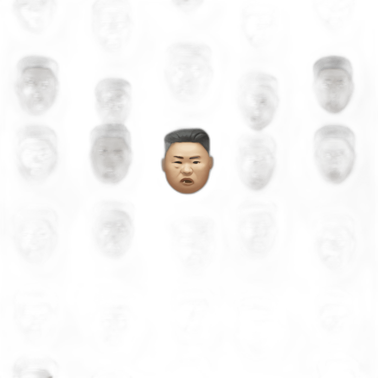 kim jong un person emoji