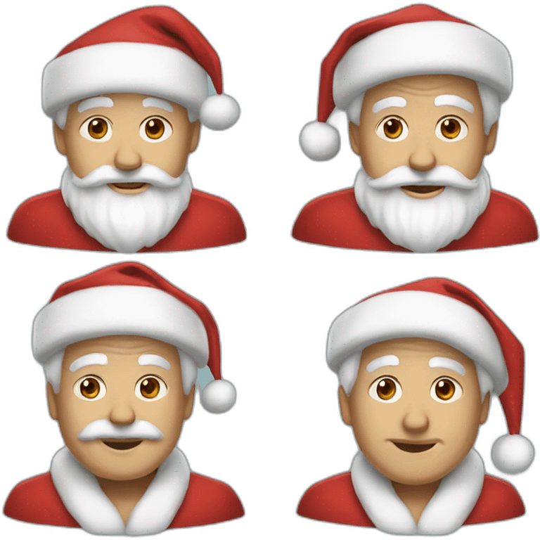 santa claud president emoji