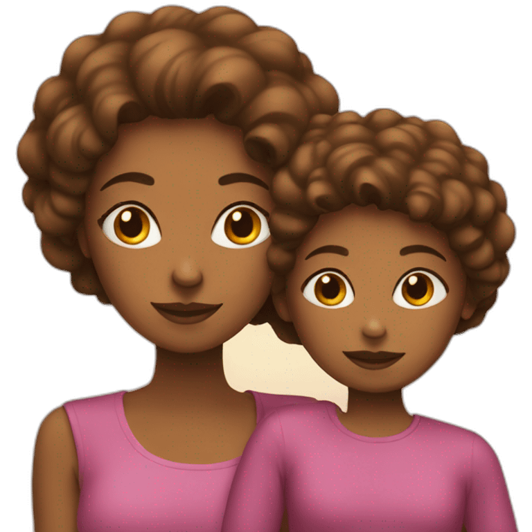 Women with daughter emoji