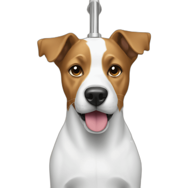 Dog in shower emoji