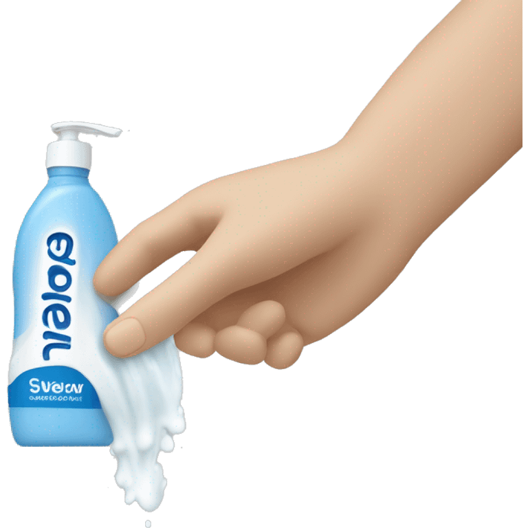 cerave washing foam bottle emoji