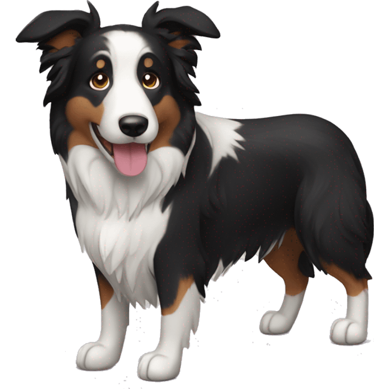 perro border collie emoji