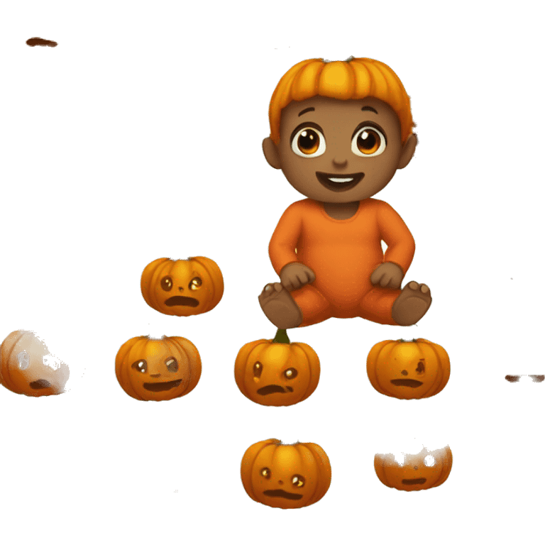 pumpkin baby emoji