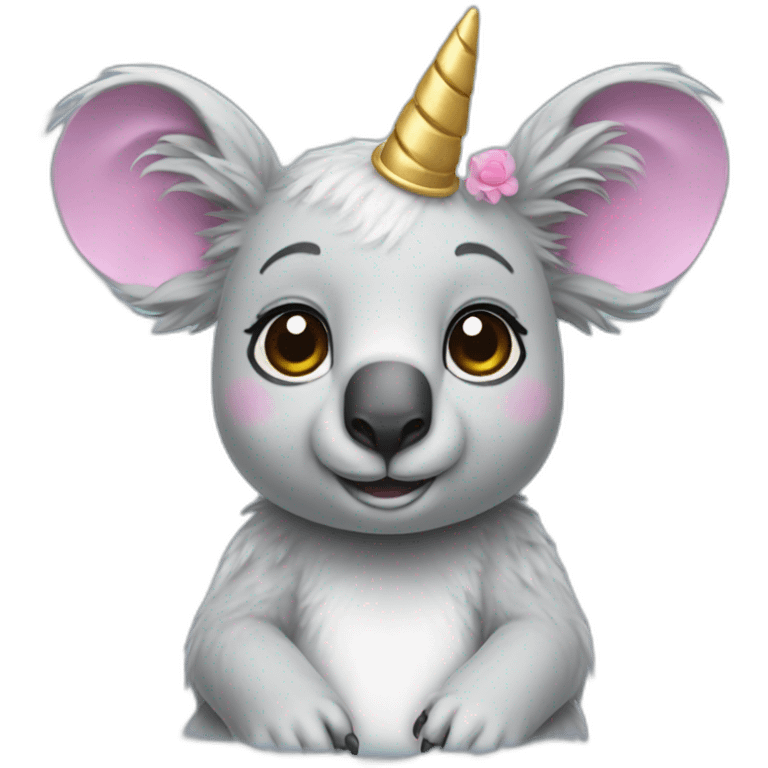 Koala unicorn emoji