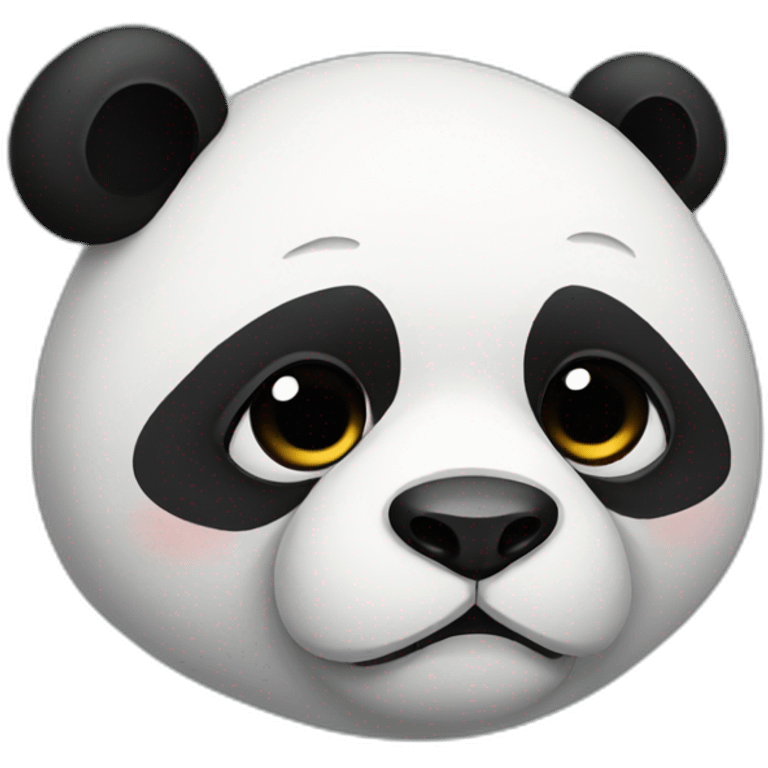 Panda sad emoji