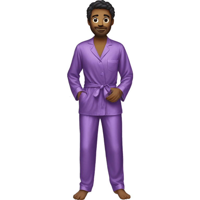  purple silk pajamas  emoji