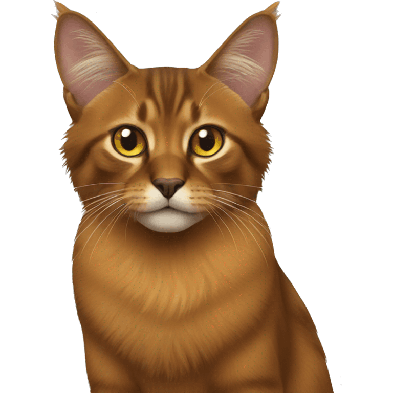 Somali Cat Full Body emoji